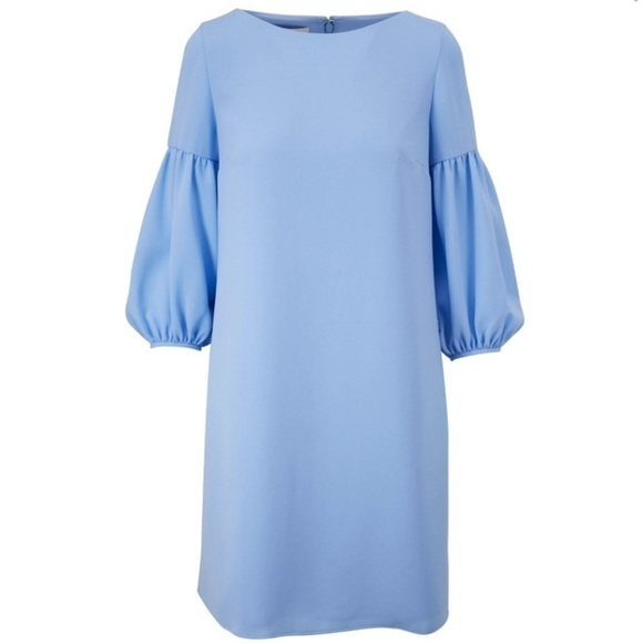 LAFAYETTE 148 NEW YORK Karlie Fresh Blue Lantern Sleeve Dress - Picture 1 of 7